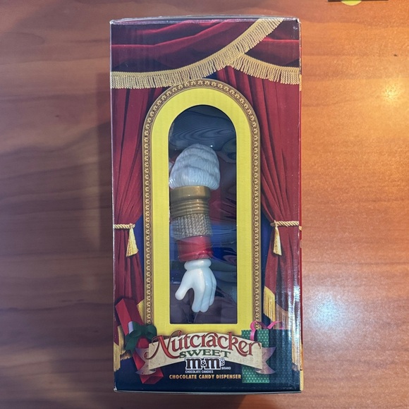 Limited Edition M&M'S Nutcracker Sweet Chocolate Candy Dispenser Red and Blue - Picture 3 of 10
